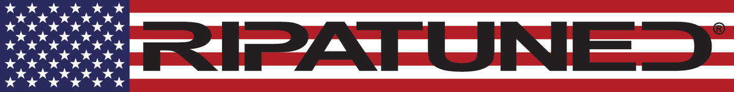 RIPATUNED LOGO STICKER (American Flag Full Color)