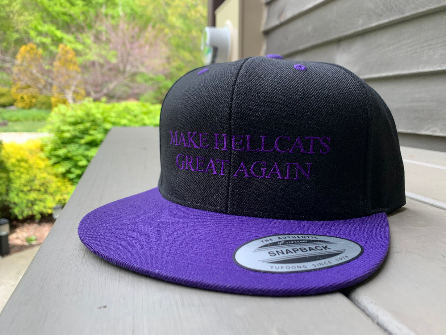 Make Hellcats Great Again Snapback (Black/Purple)