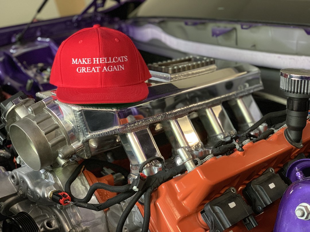 Make Hellcats Great Again SnapBack Hat (Red)